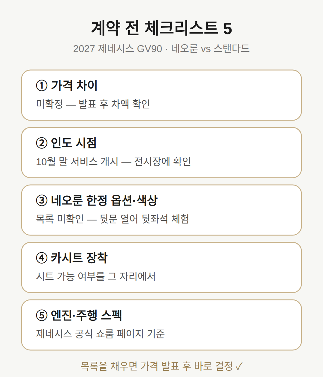 계약 전에 확인할 것