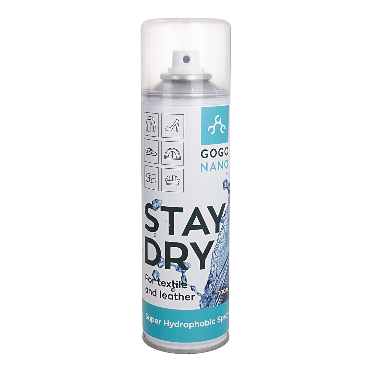 Official product image of GoGoNano Stay Dry nano-coating spray — 피규어 변색 방지 스프레이, 두 제품이 갈리는 지점
