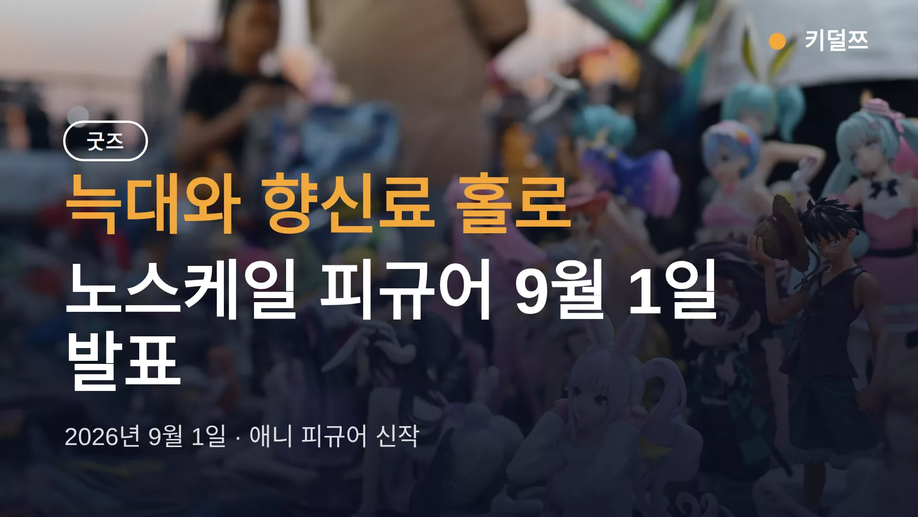 홀로 피규어 노스케일 신작 발표, 정가 선예약 전에 볼 기준